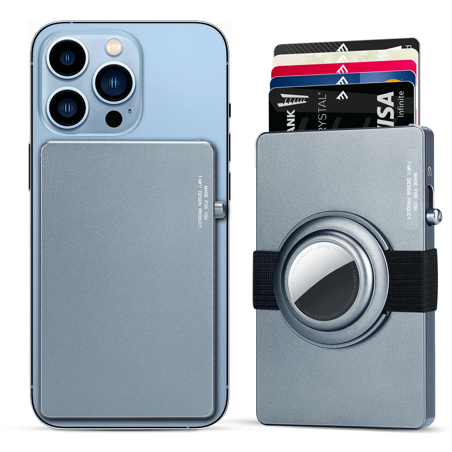 Brutal magnetic wallet for the back of the phone