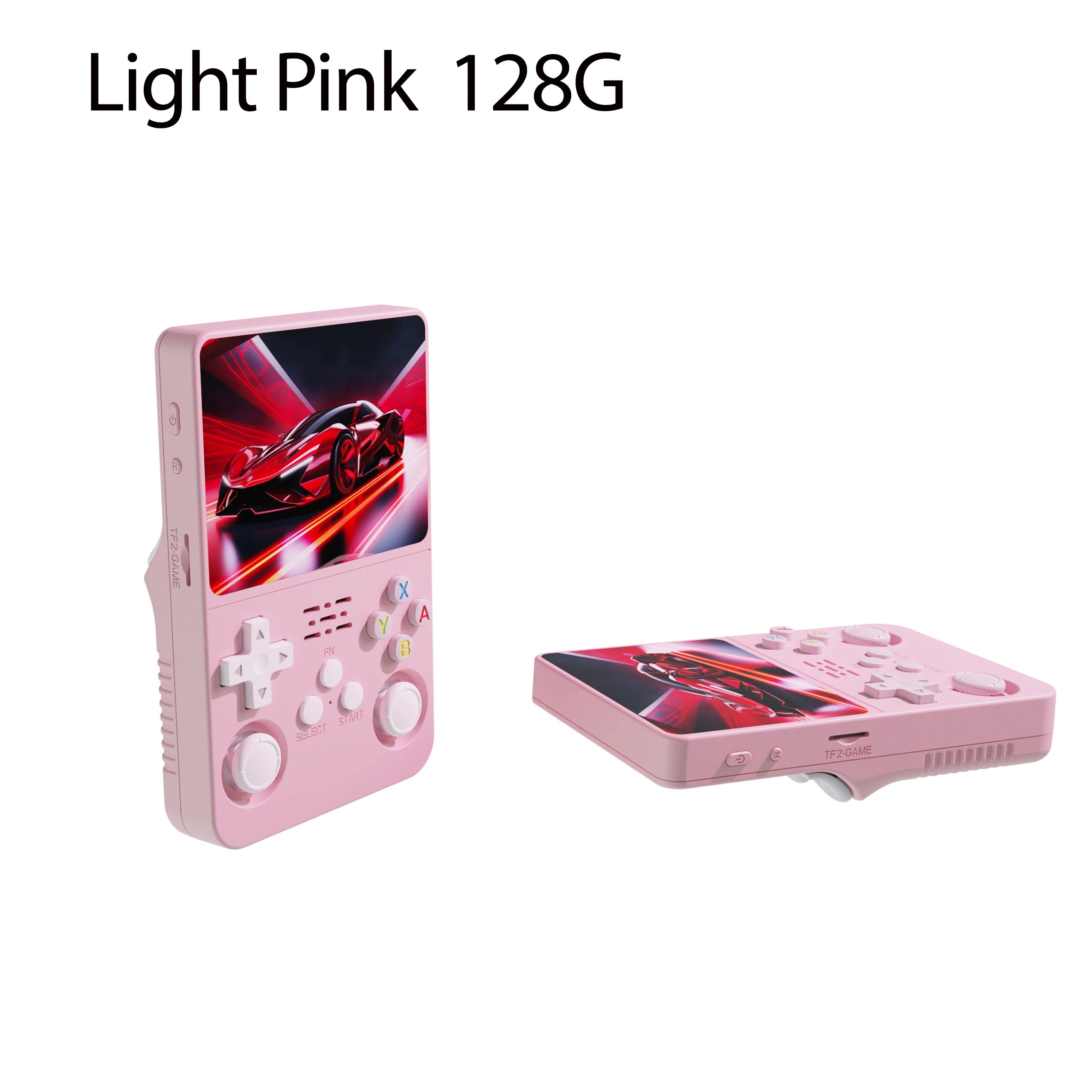 Tragbarer R36S Handheld-Spieleplayer 3,5 Zoll IPS-Display 128 GB Linux-System vorinstallierte Retro-Spiele-Taschenkonsole