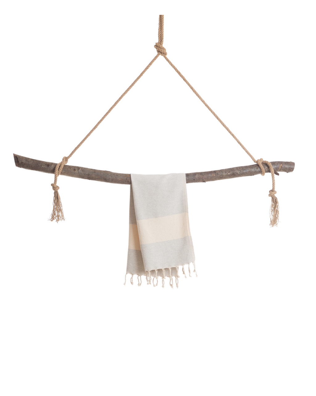 DIAMANT Hammam Hand & Hair Towel, Tea Towel - Grey