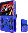 Tragbarer R36S Handheld-Spieleplayer 3,5 Zoll IPS-Display 128 GB Linux-System vorinstallierte Retro-Spiele-Taschenkonsole
