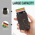 TOYFID Meilleur portefeuille homme RFID Pop Up en fibre de carbone forgée Minimaliste Amazon pour protéger les cartes de crédit