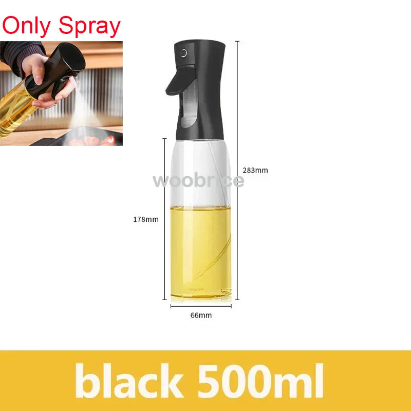 Ölspray Plastik Haushalt Küche Öl Sprühflasche Zerstäubender Nebel Befüllen Kochen Dualer Gebrauch BBQ Camping Große Kapazität